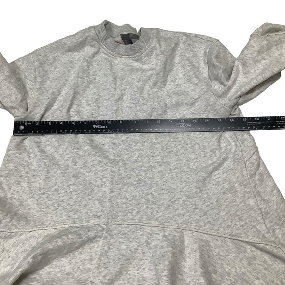Sweaty Betty Crewneck Sweatshirt Sz 4 Heather Grey - Picture 6 of 8